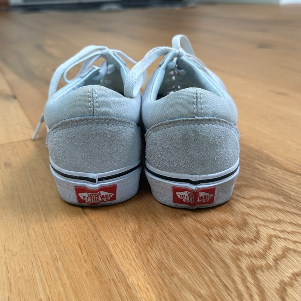 Light Blue Suede Vans - Picture 3 of 10